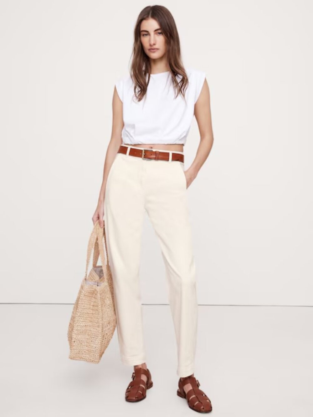 Banana Republic Weekender Barrel Leg pants NWT